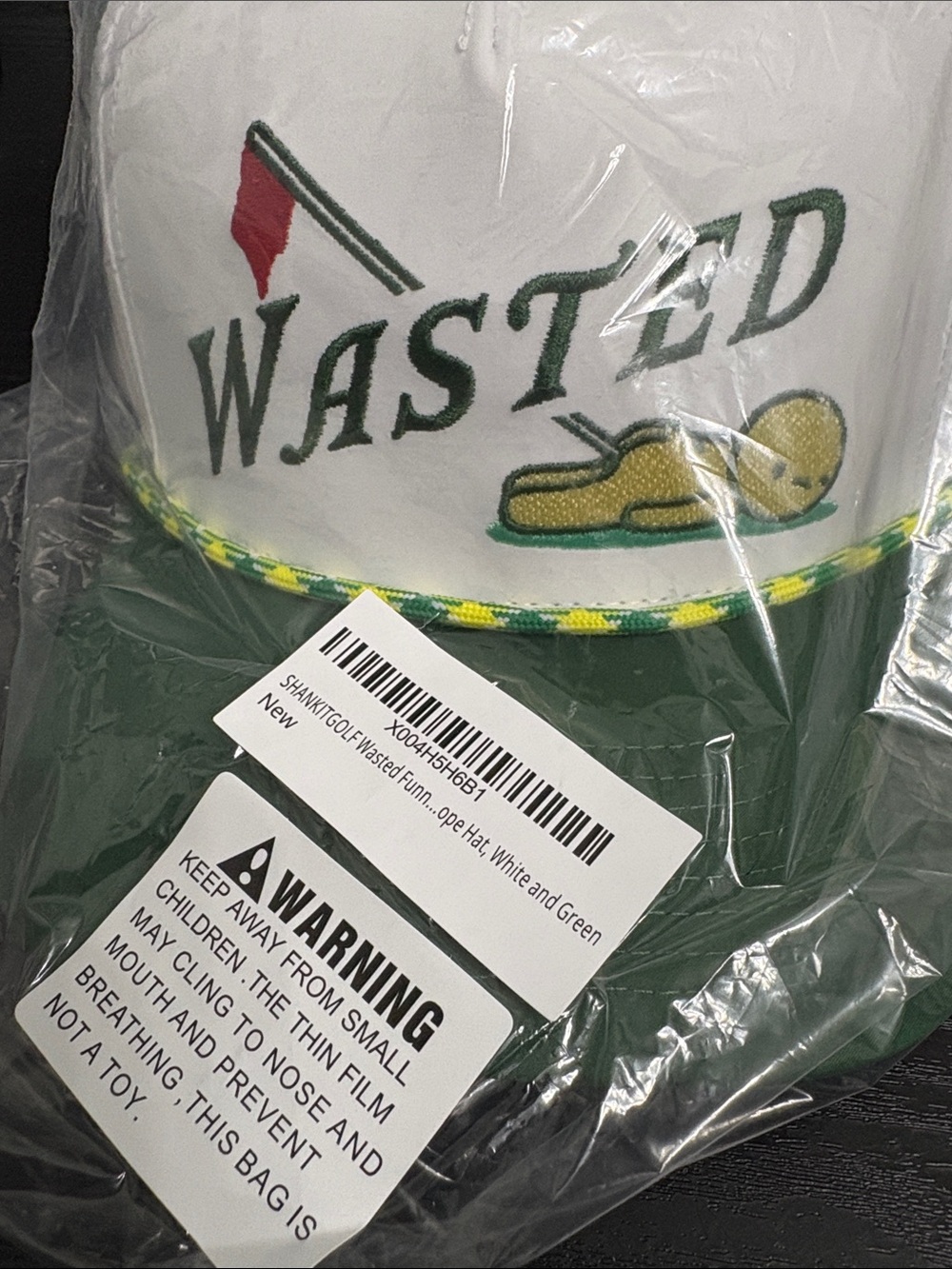 SHANK IT Green and White Rope one size fits most - Brand New with Tags - Picture 2 of 6